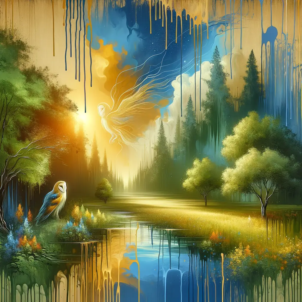 Soulful Whispers: Wisdom's Serenade in Meadow's Embrace