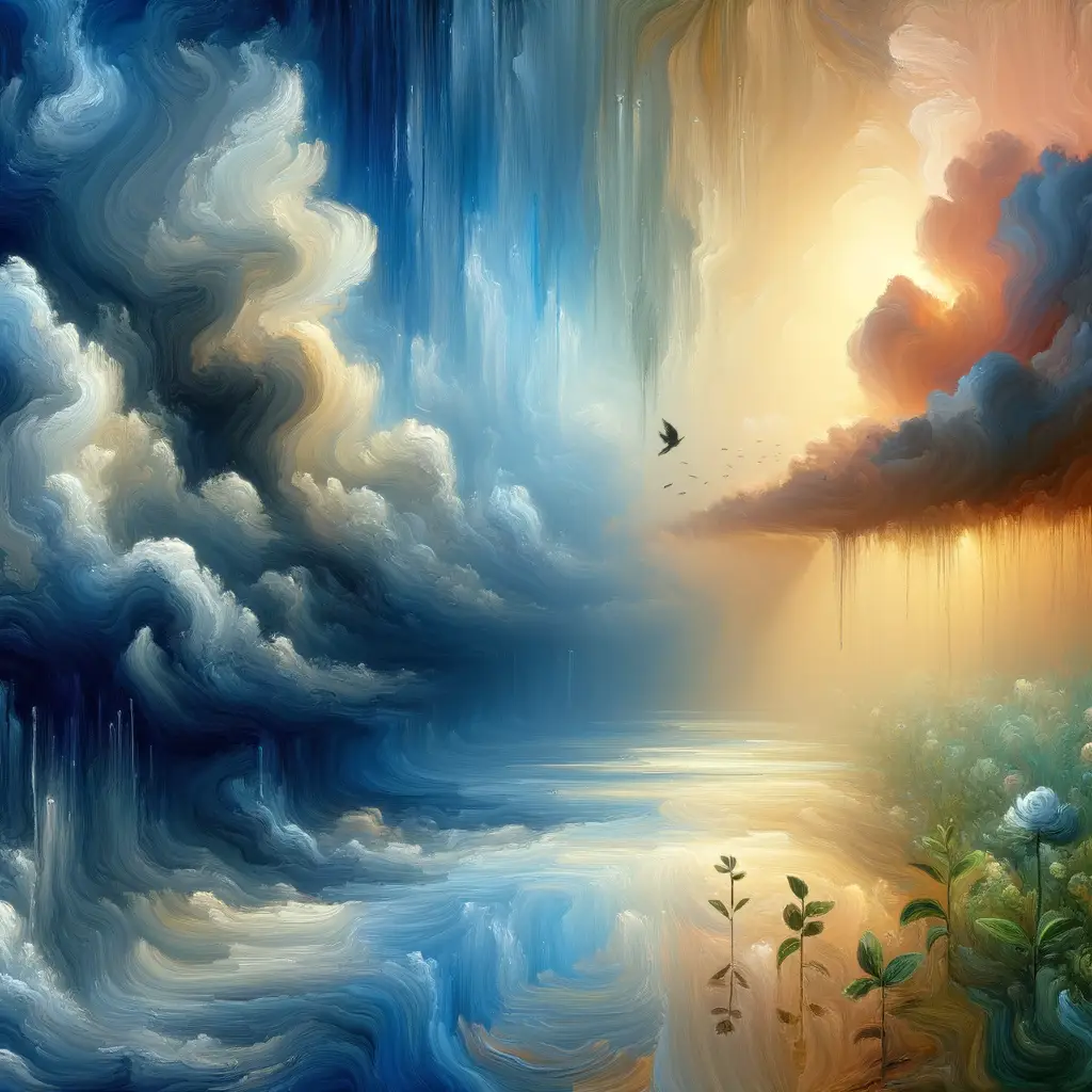 Embrace of Transformation: Whispered Healing in Storm's Wake