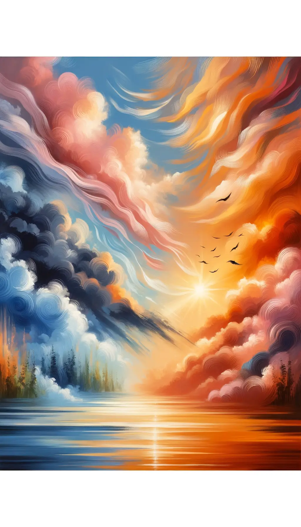 Ethereal Transformation: Sunset's Embrace of Hope