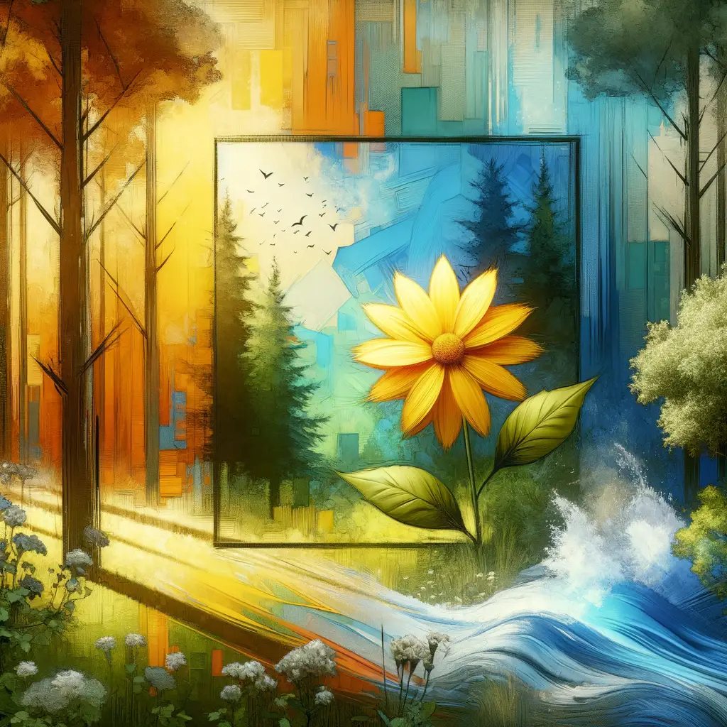 Whispers of Renewal: A Breath of Yellow in the Forest