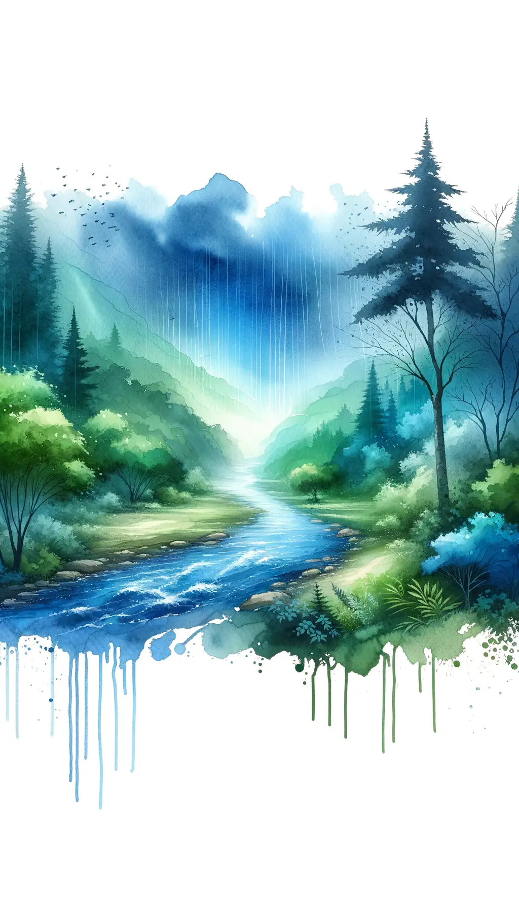 Whispers of the Rain: Healing Embrace in Emerald Silence