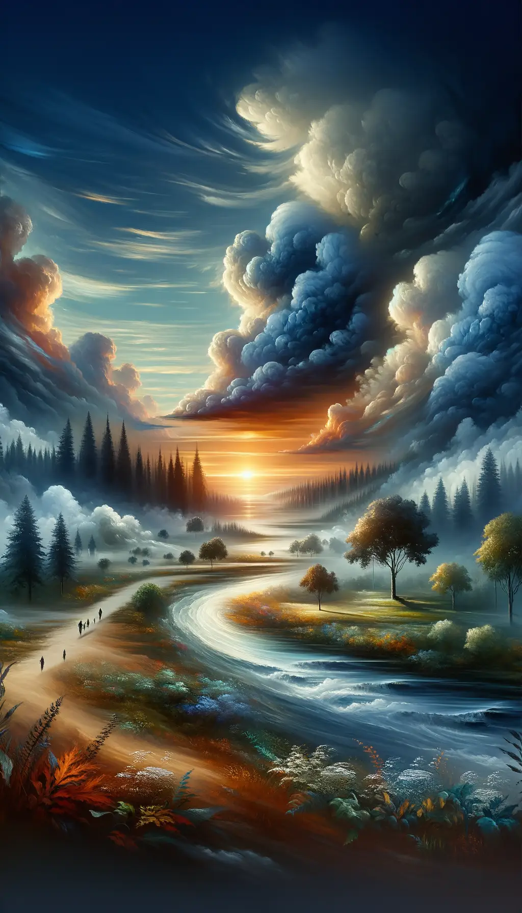 Glimmers of Renewal: A Symphony in Nature's Embrace