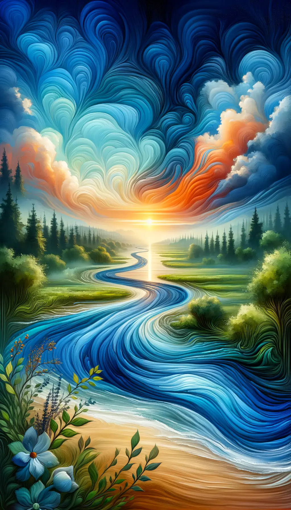 Elysian Dawn: River of Resilience
