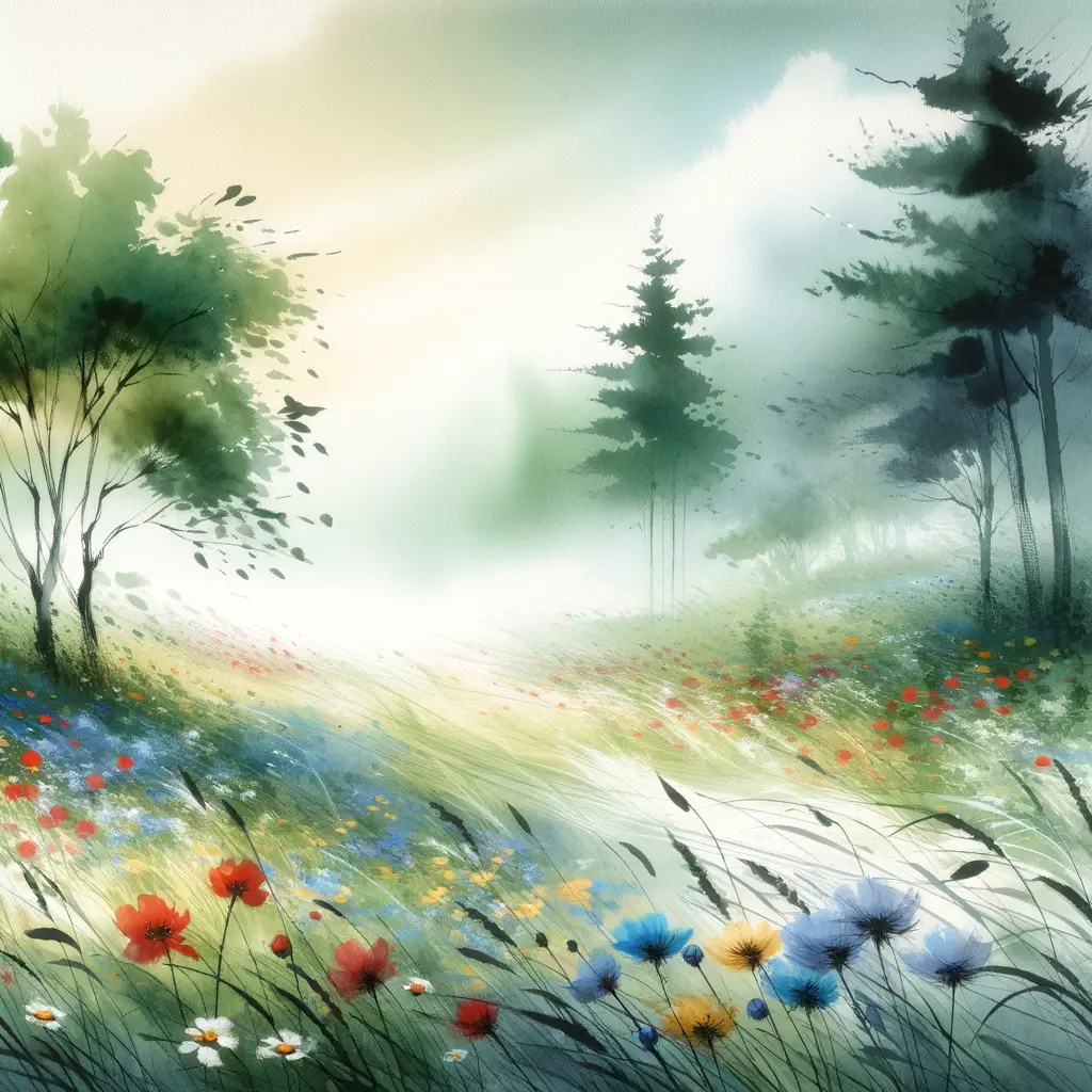 Whispers of Resilience: Embracing the Meadow's Tender Song