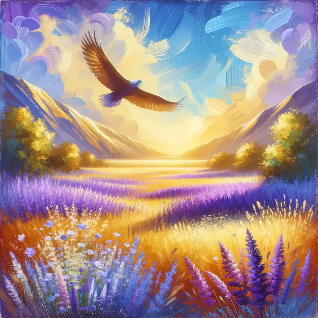 Embracing Serenity: Flight of Healing and Renewal
