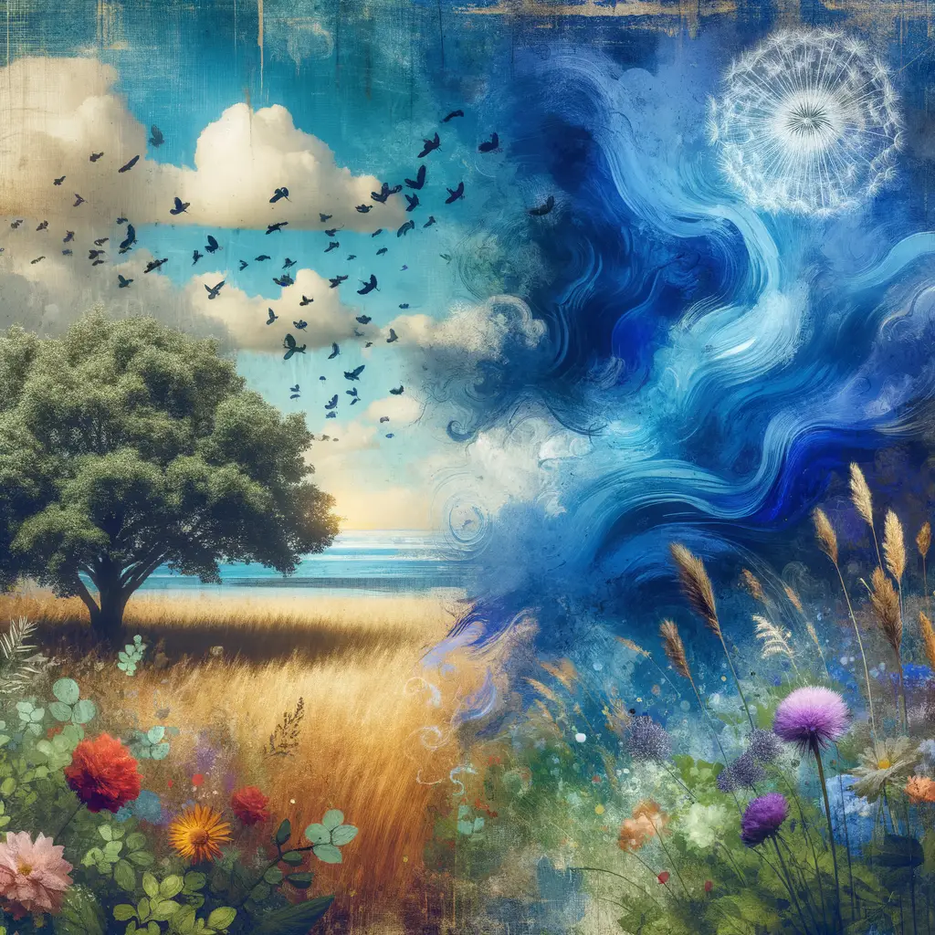 Mystic Reverie: Embrace of Resilience, Blooming Serenity