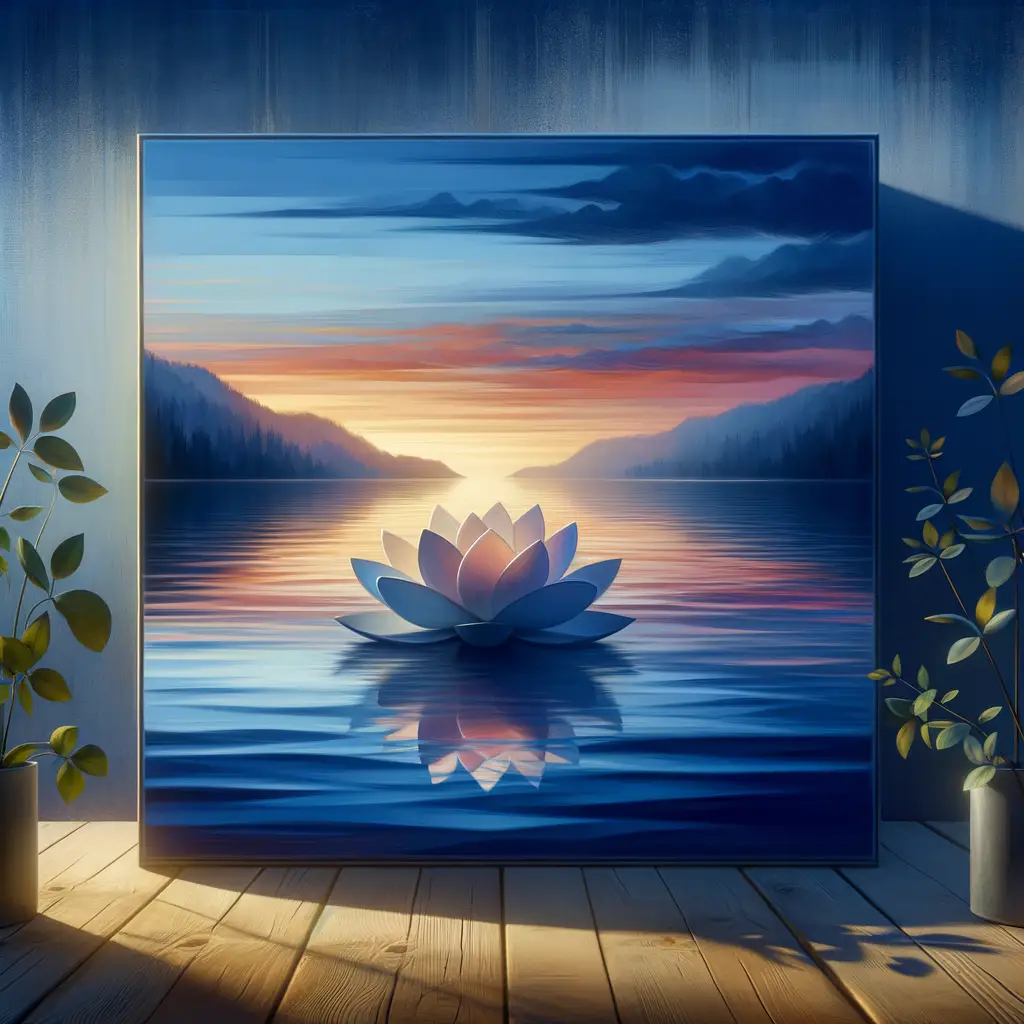 Lotus Whispers: Embracing Serenity at Twilight Lake