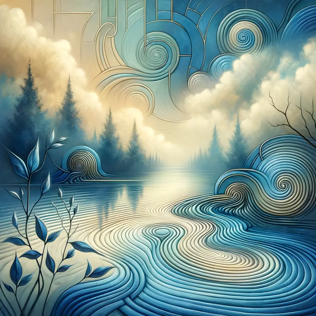 Whispers of Resilience: Journey Through Azure Emotions