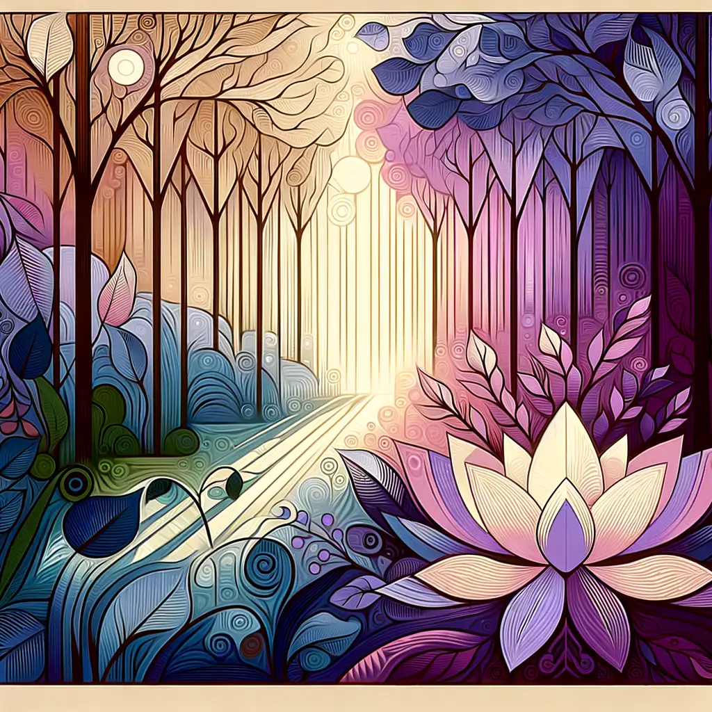 Lotus of Resilience: A Journey Through Shadows and Light