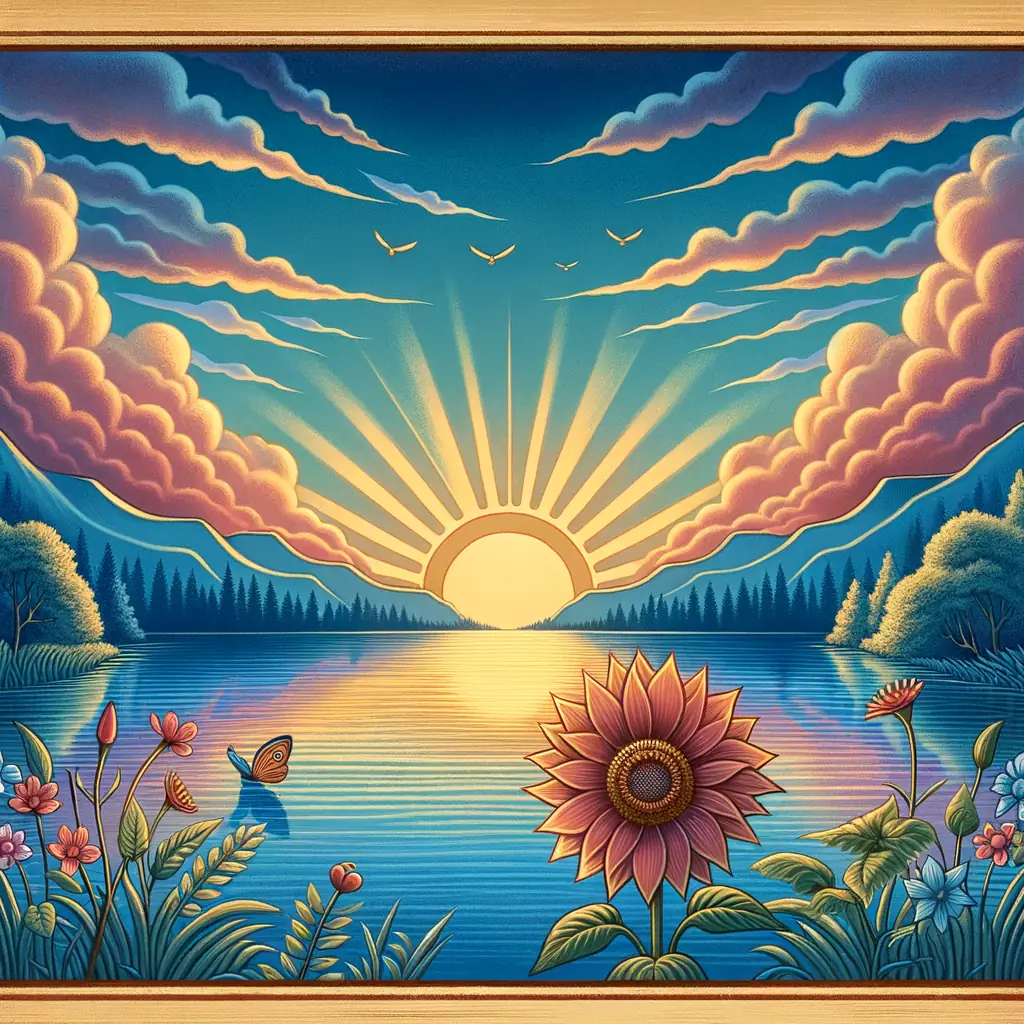 Whispers of Resilience: Sunflower's Embrace
