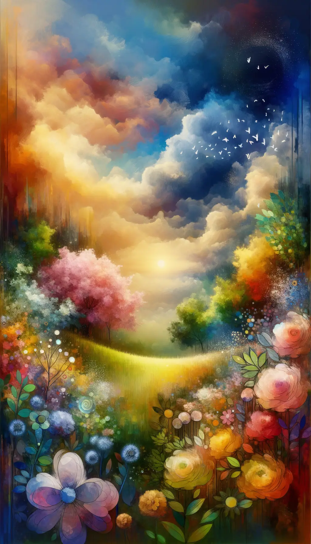 Whispers of Resilience: A Meadow's Embrace