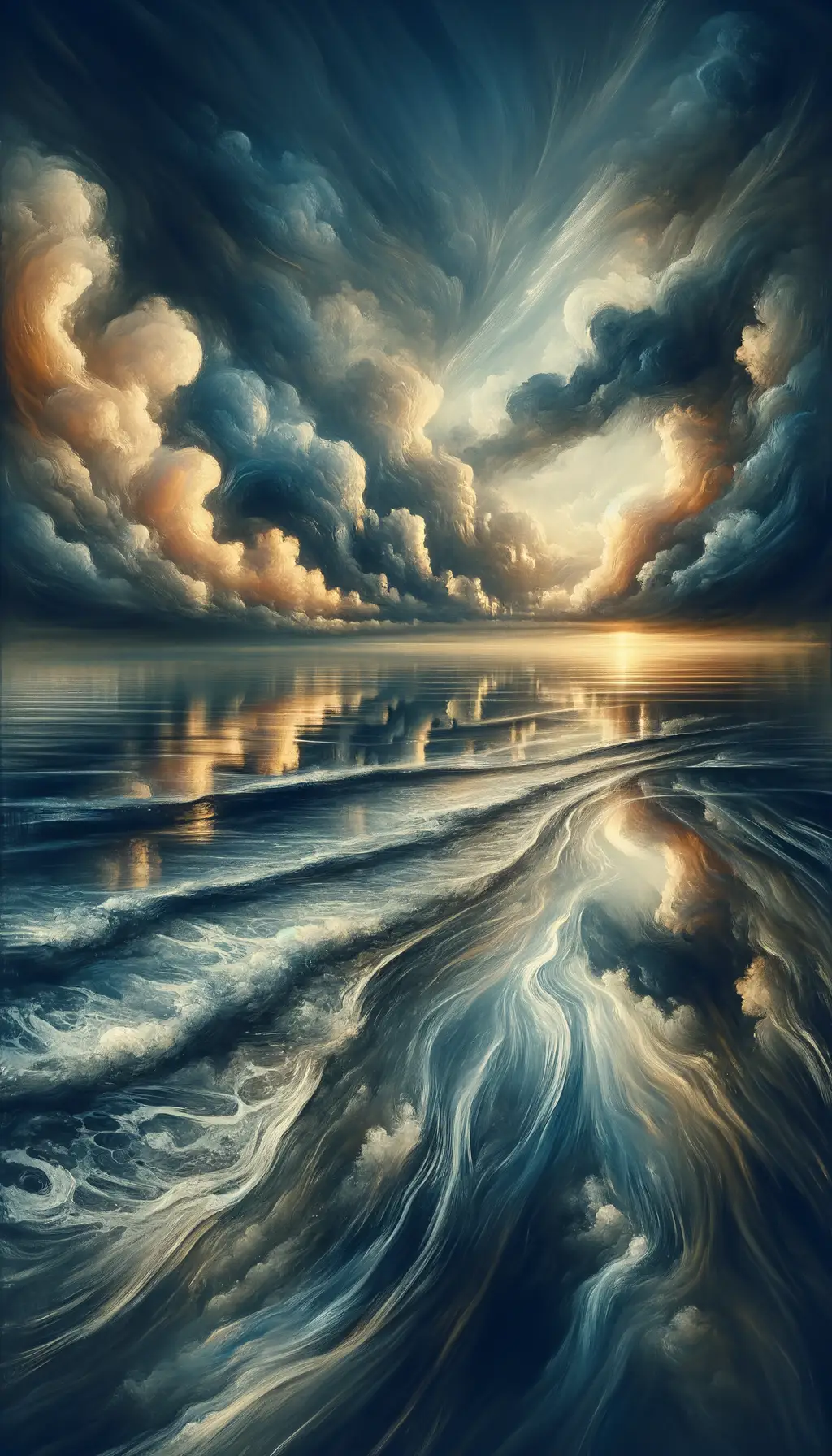 Echoes of Solace Beneath the Tempest's Gaze