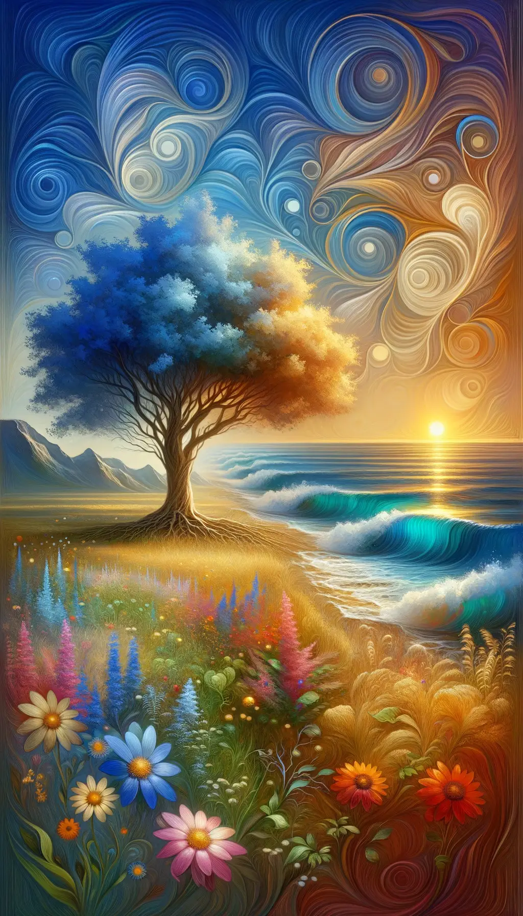 Eternal Twilight: Blooms of Resilience in the Turbulent Sea