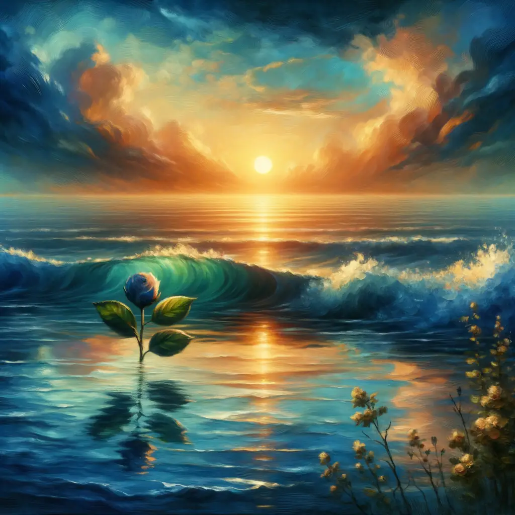 Whispers of Renewal: Sunset's Embrace on Therapeutic Waters