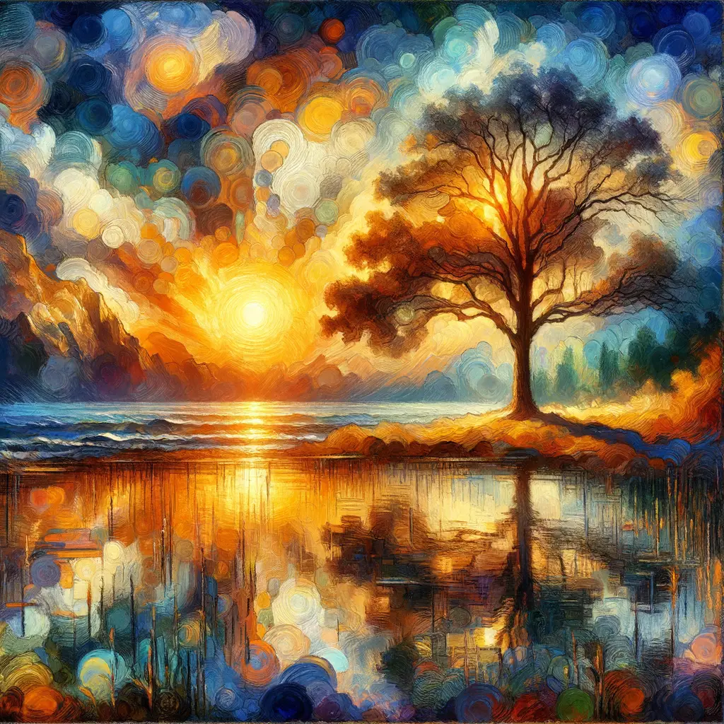 Ethereal Solace: Whispering Trees of Hope