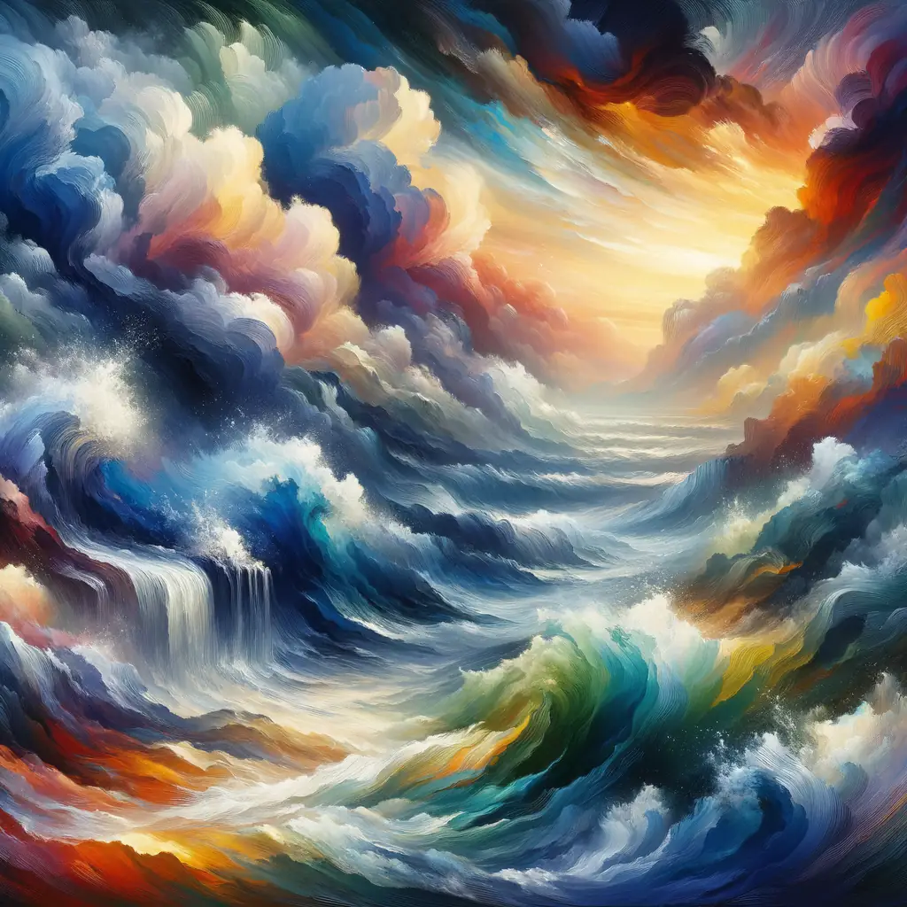 Whispers of the Deep: Ephemeral Harmony Amidst the Turmoil