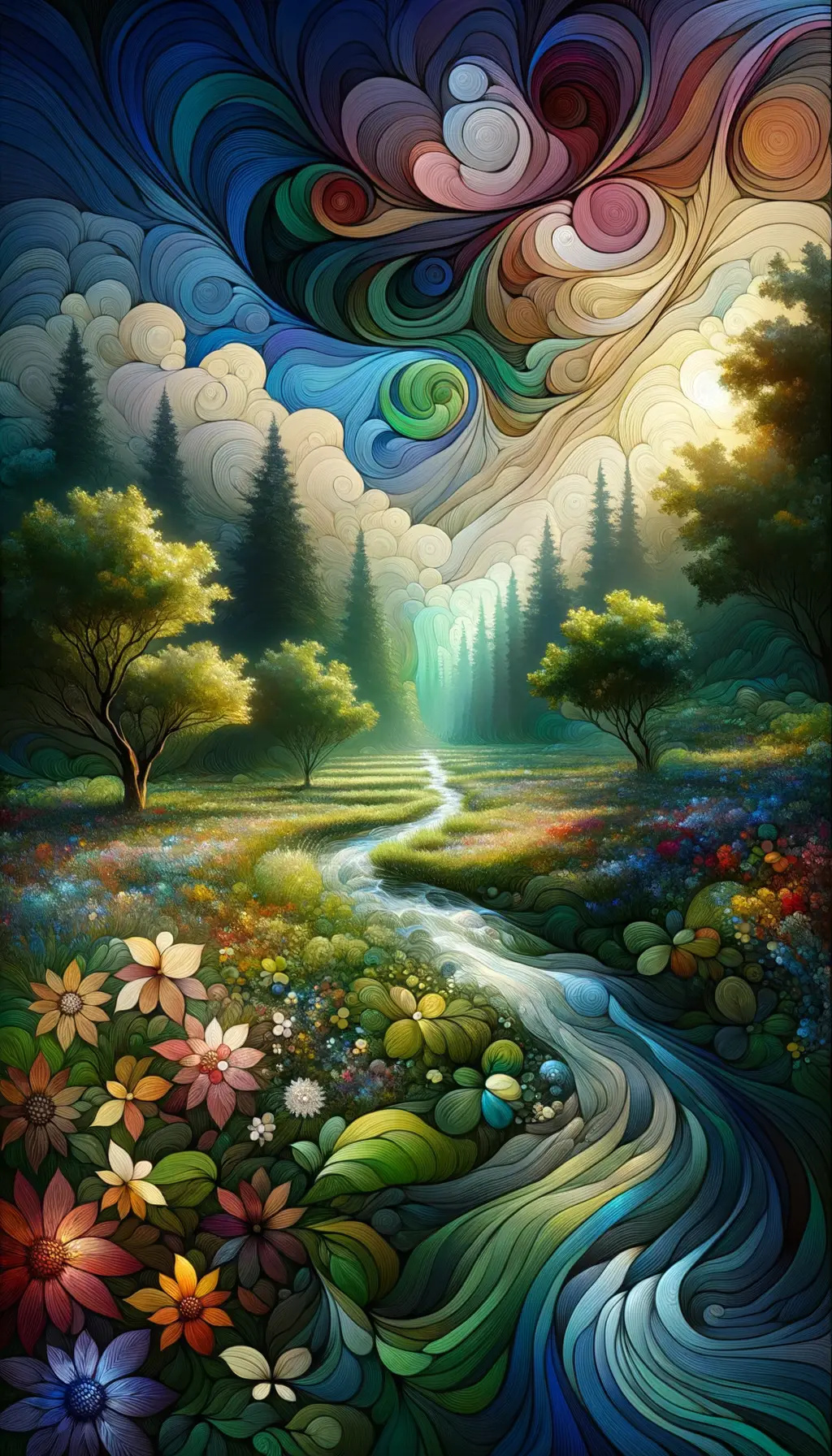 Whispers of Resilience: Mosaic of Inner Peace