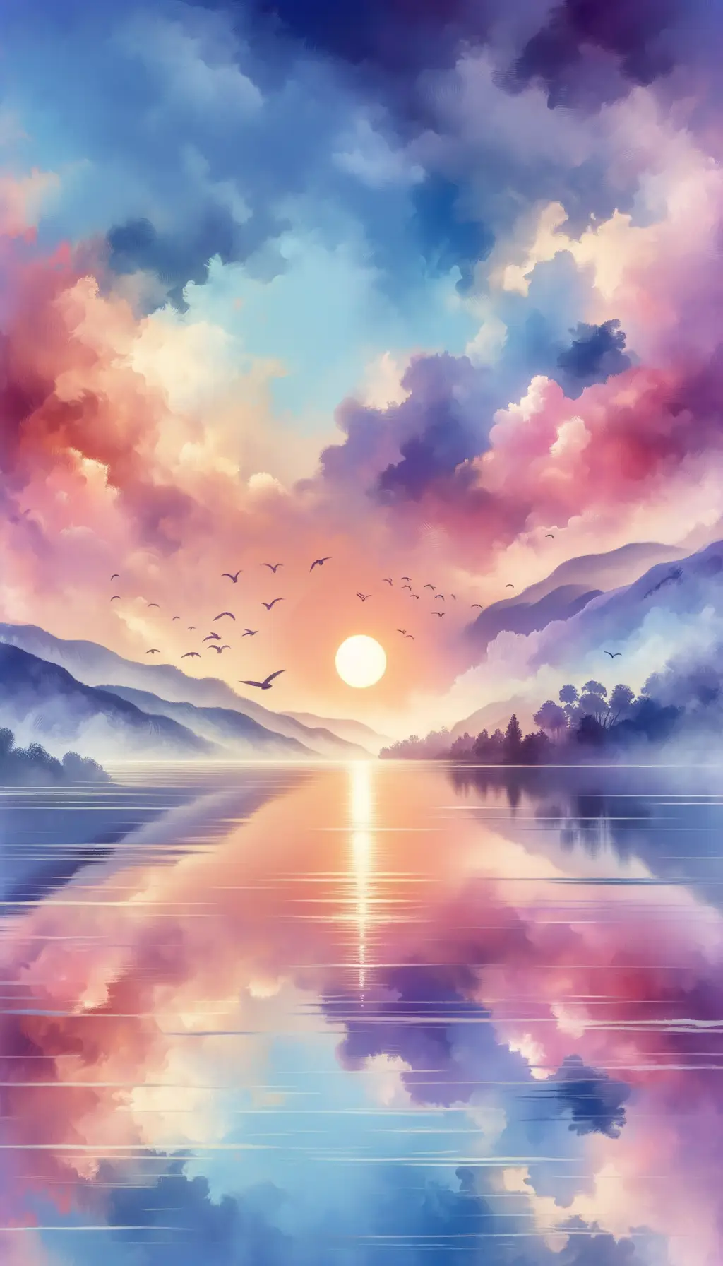 Twilight Songs: Melodies of Emotion in Ink Wash Harmony