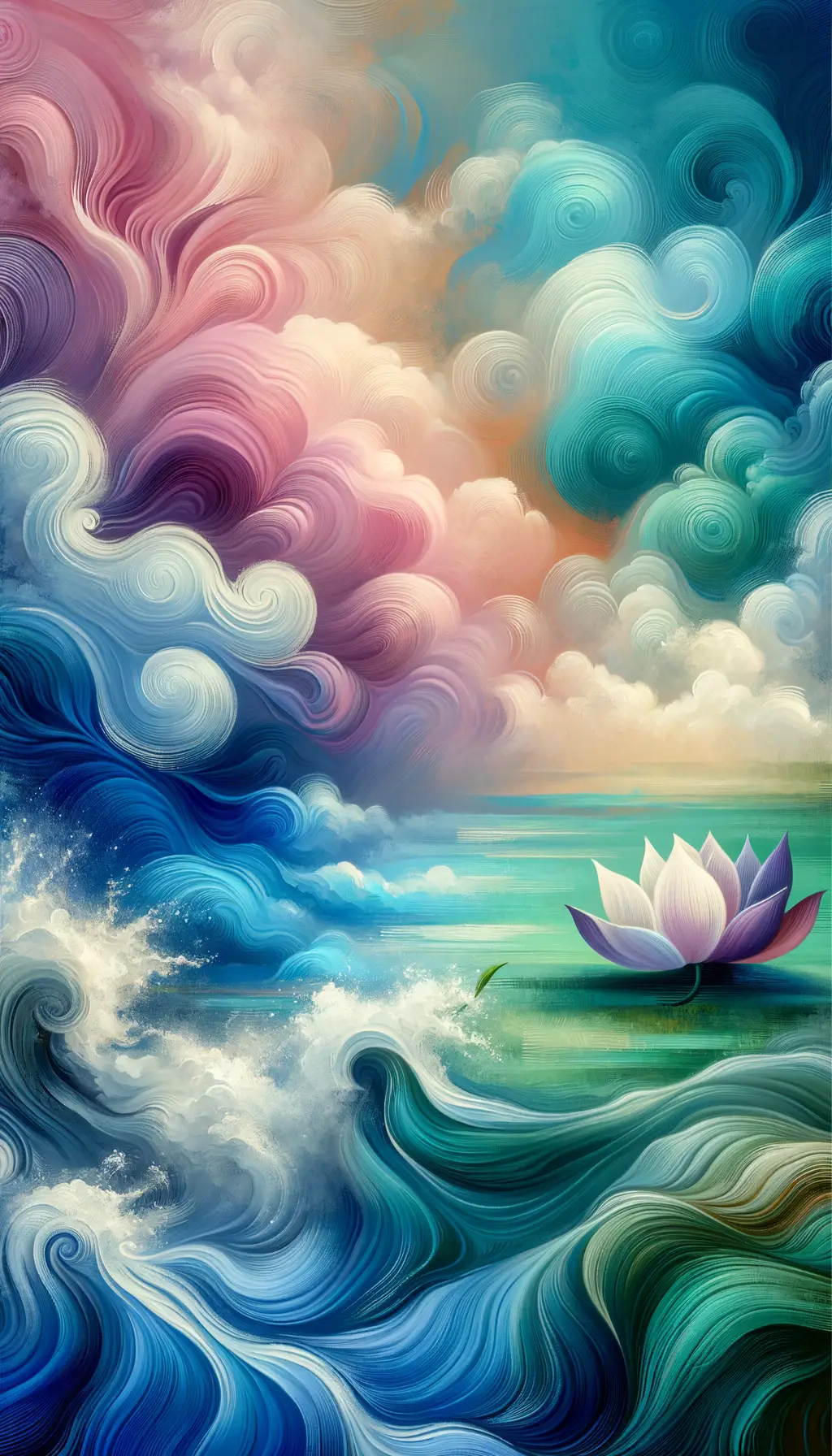 Whispers of Serenity: Blossom of Resilience