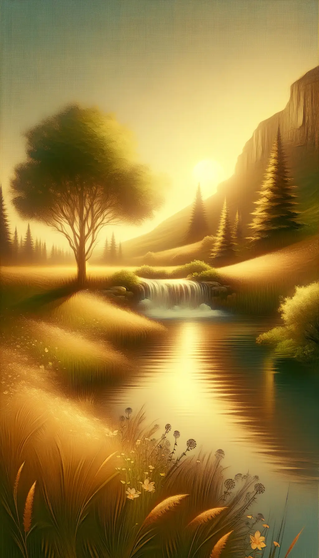 Whispers of the Heart: A Meadow's Serenity