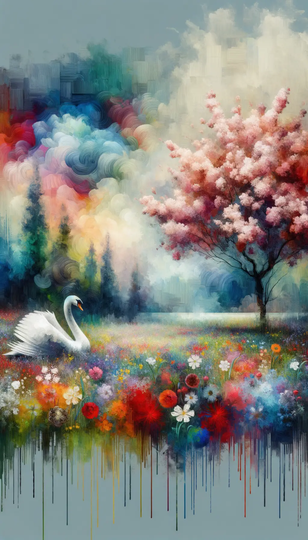 Whispers of Resilience: Blossoming Emotions in the Meadow