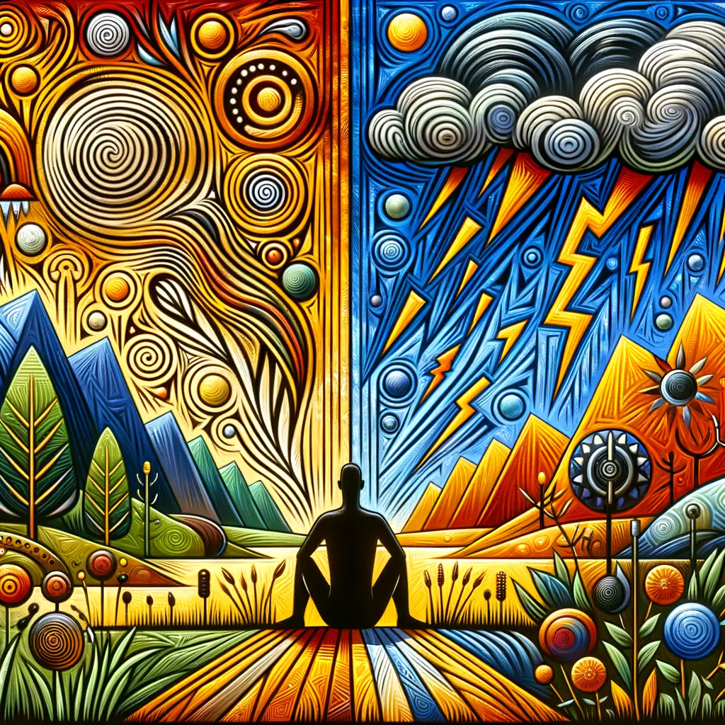 Whispers of the Soul: Harmony Between Storms and Serenity