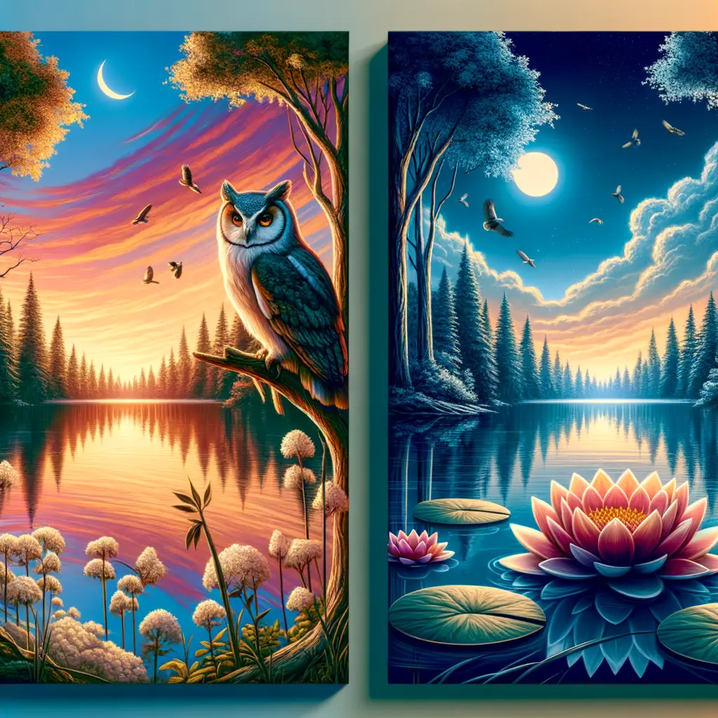 Whispers of the Wise: Tranquility's Blossom
