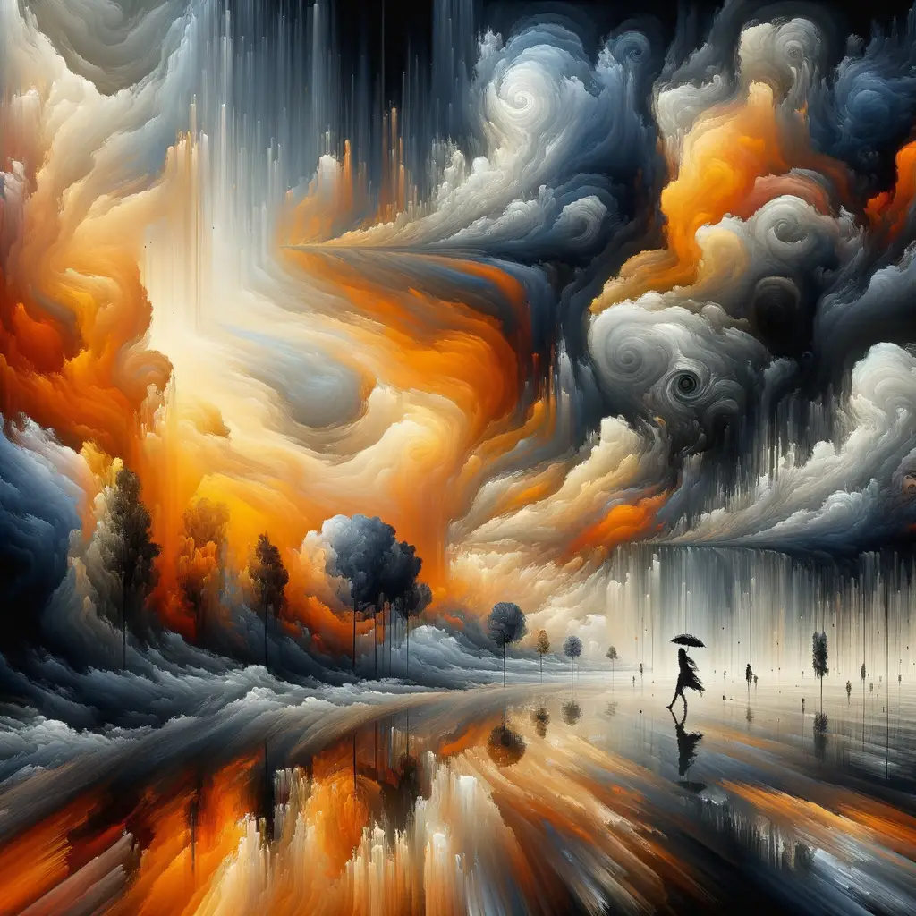 Whispers of Dusk: Shadows and Embers