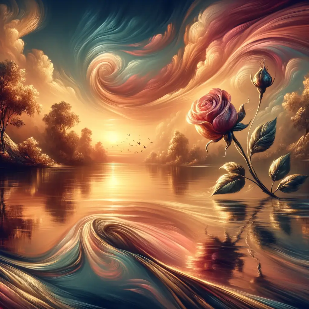 Whispers of Time: A Rosebud's Reverie