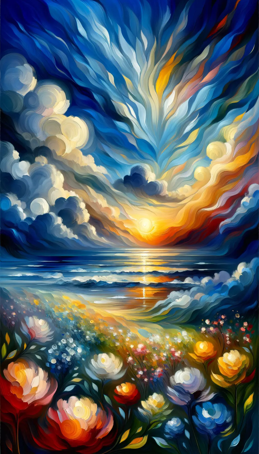 Serenity's Blossoming Canvas: A Symphony of Hope