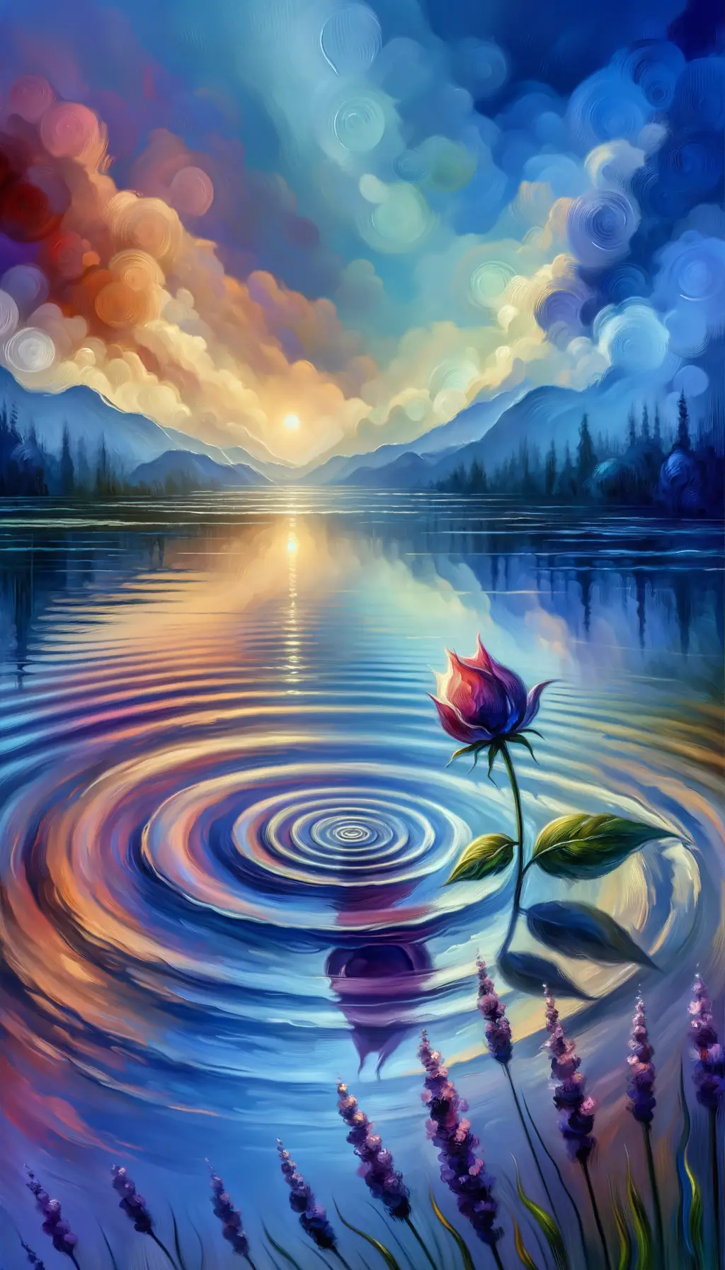 Whispers of Blossoming Souls in Twilight's Embrace