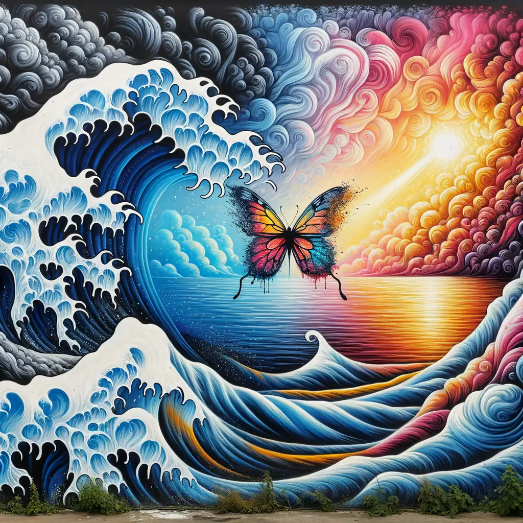 Whispers of Transformation: A Butterfly's Dance through the Mind