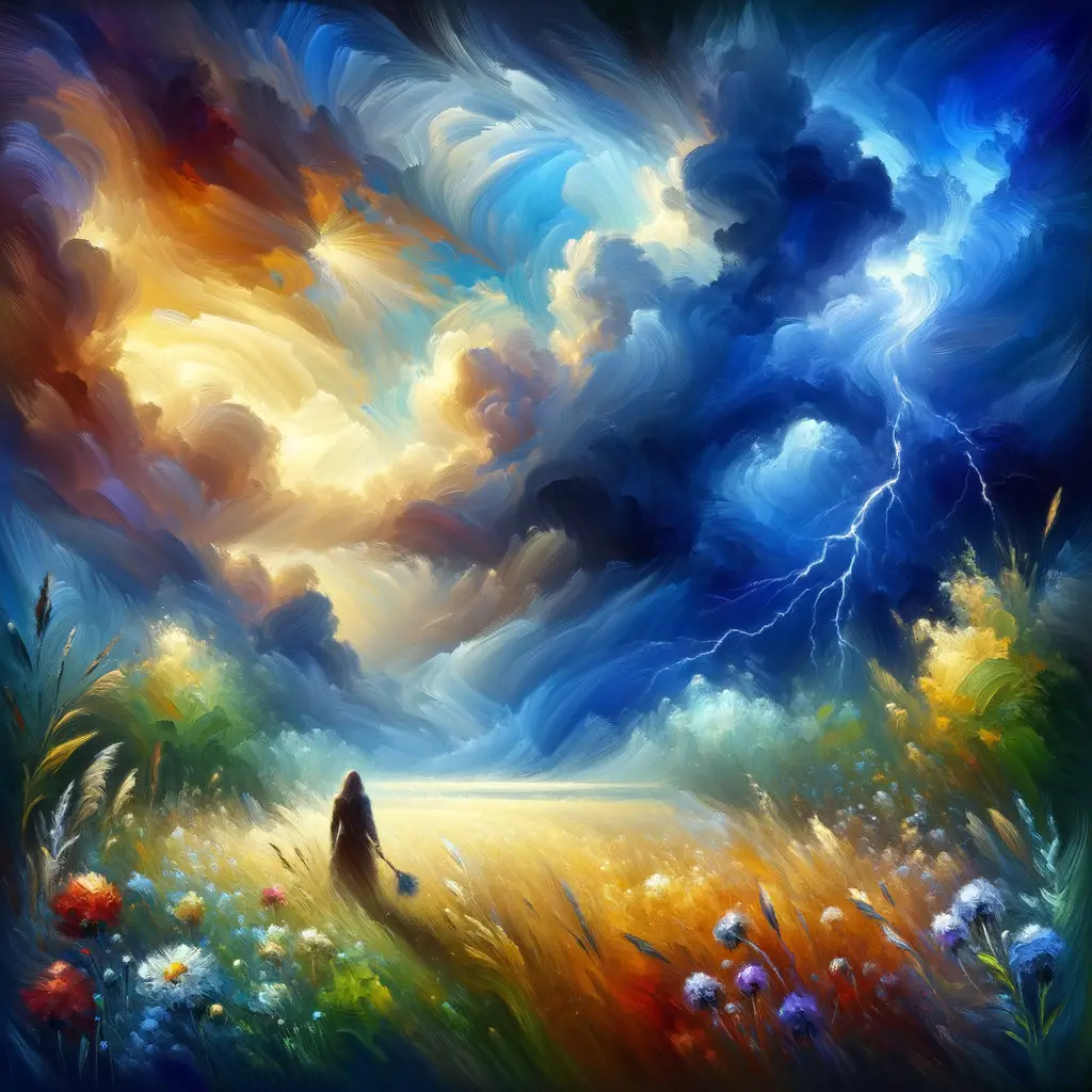 Murmurs of Healing: Storm's Release in Therapeutic Oceans