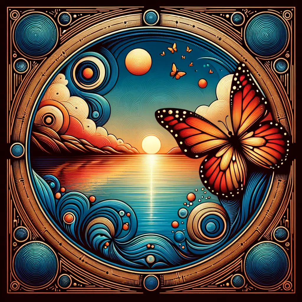Ocean's Reflection: Metamorphosis at Dusk