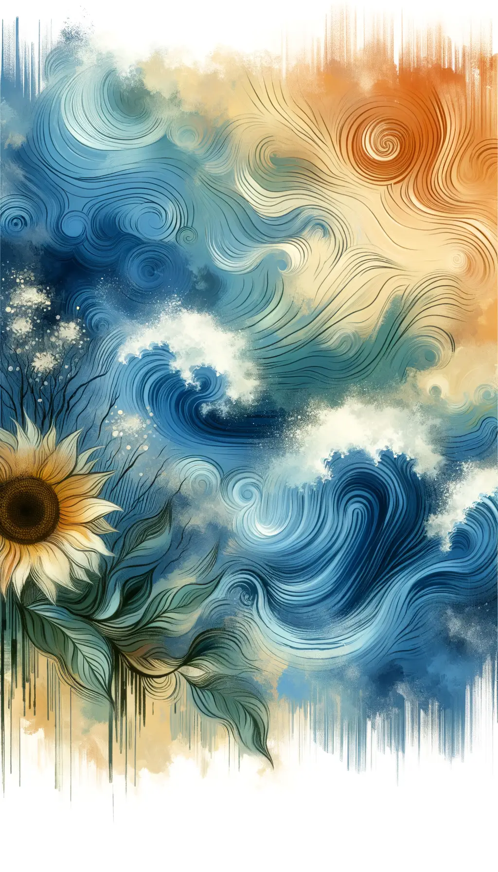 Whispers of the Deep: Ebb and Flow of Sunlit Shadows