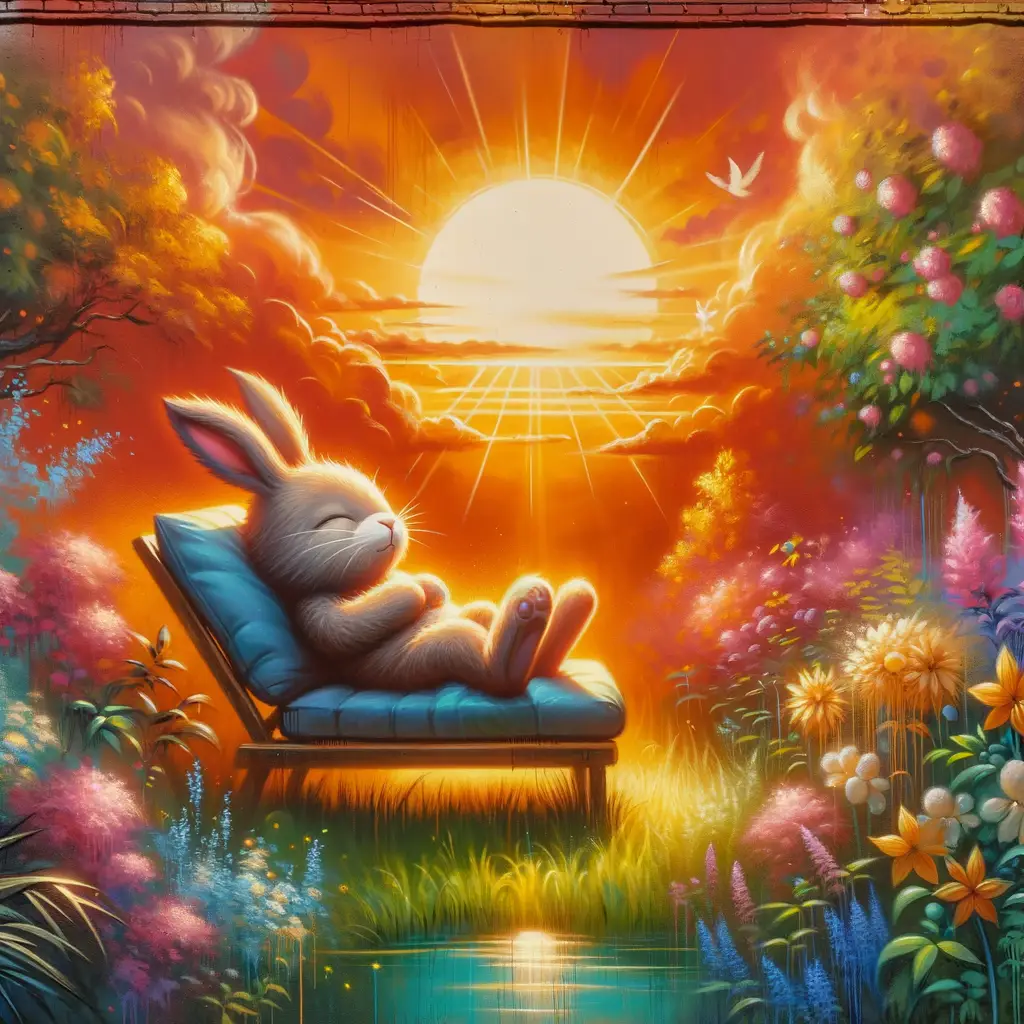 Sunset of Serenity: The Comforting Embrace of Quiet Gardens