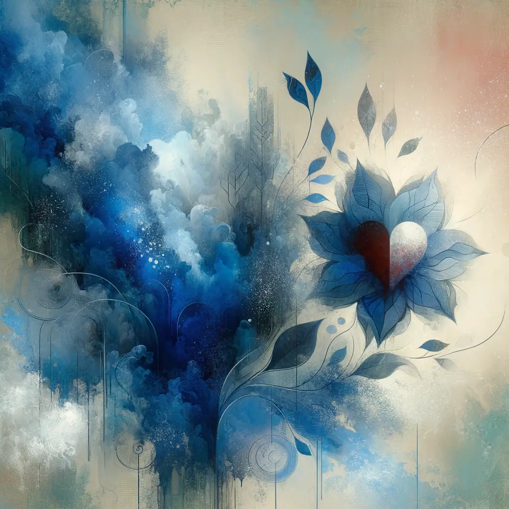 Whispers of Serenity: The Blossoming Heart