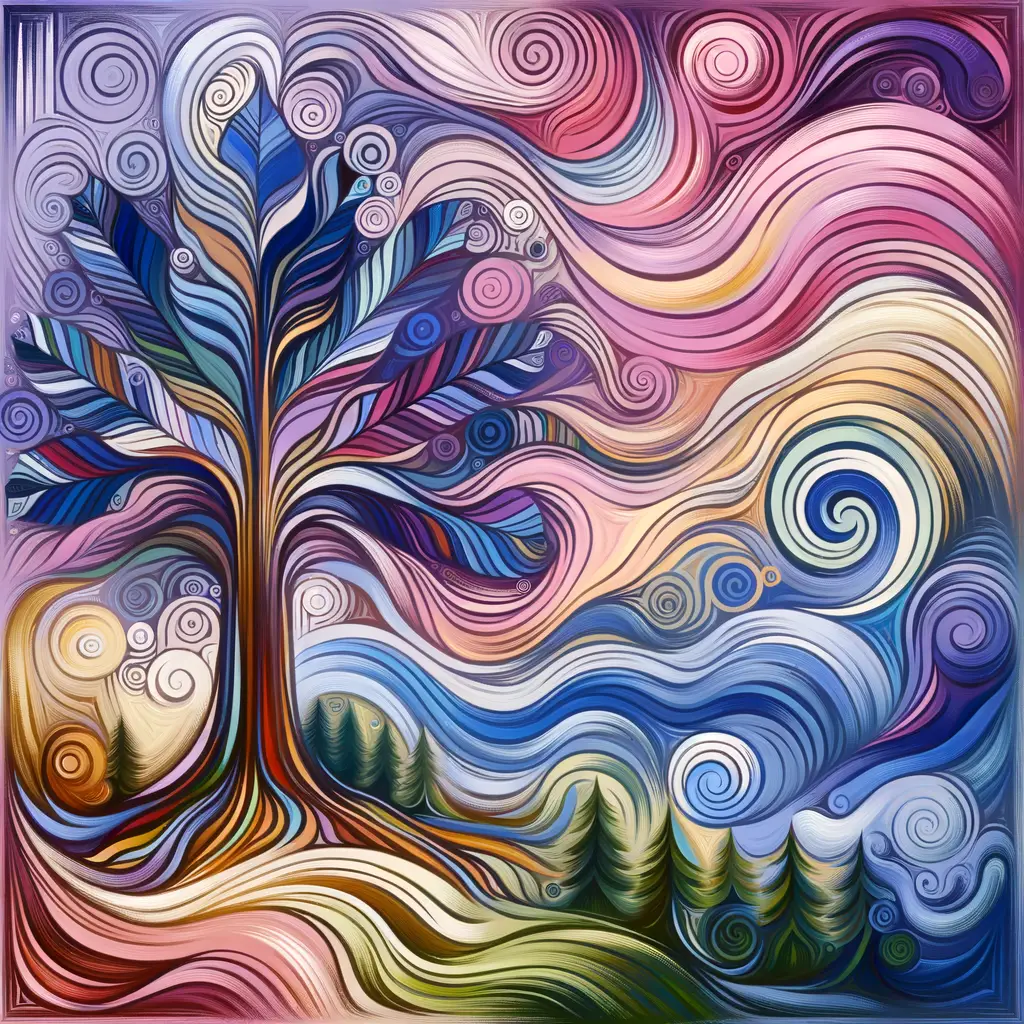 Whispers of the Oak: Embracing Shadows Beneath the Stillness