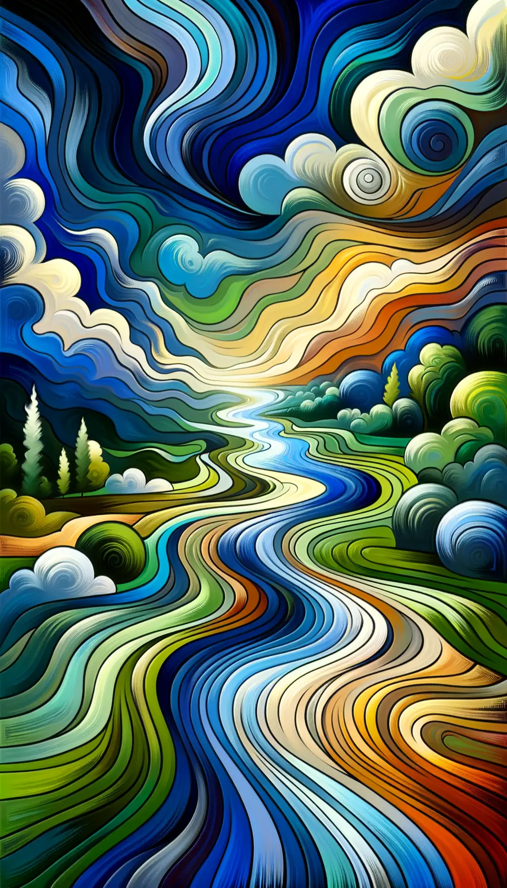 Serenade of Verdant Reflections: A Journey Through Still Waters