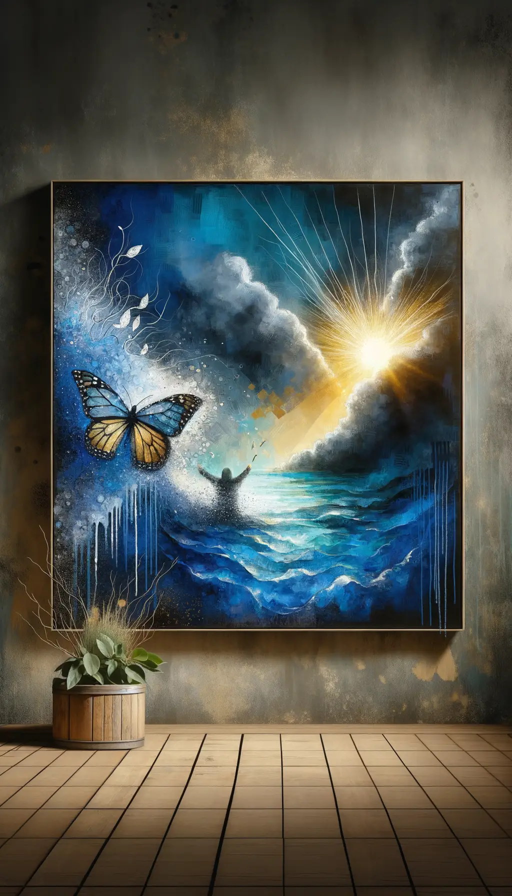 Oceanic Reverie: Wings of Renewal