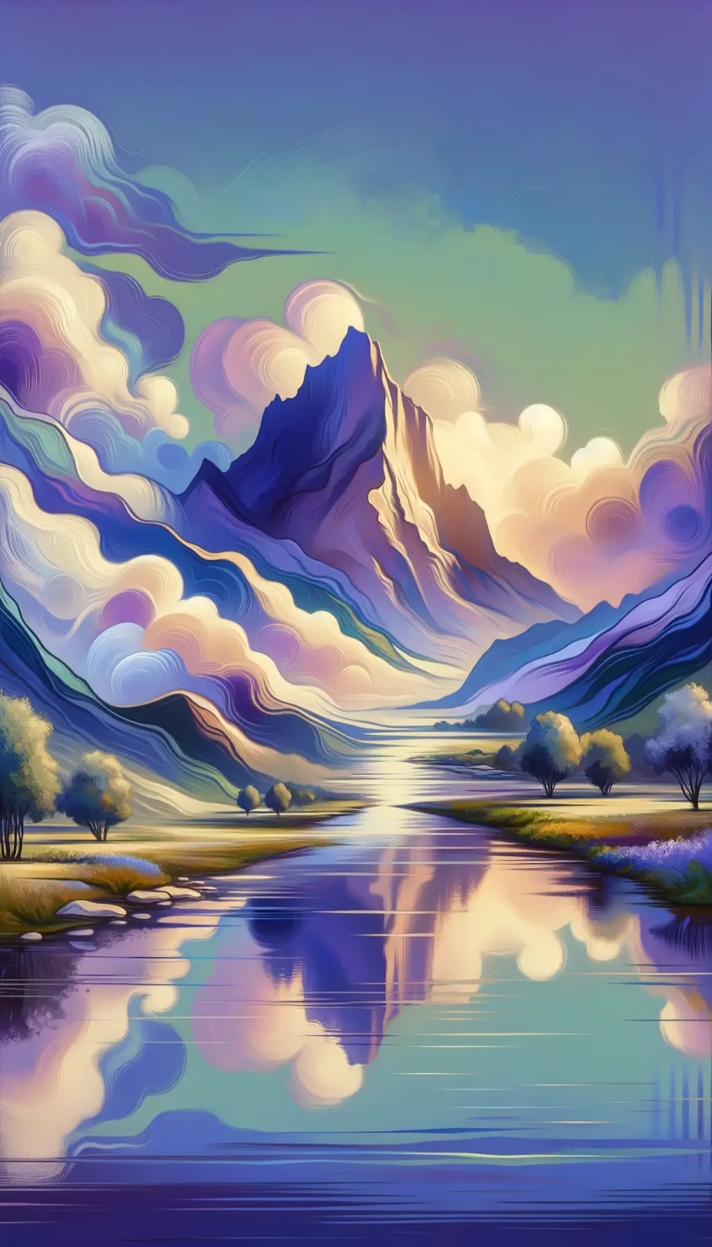 Whispers of Strength: Resilience Rising in Lavender and Sage