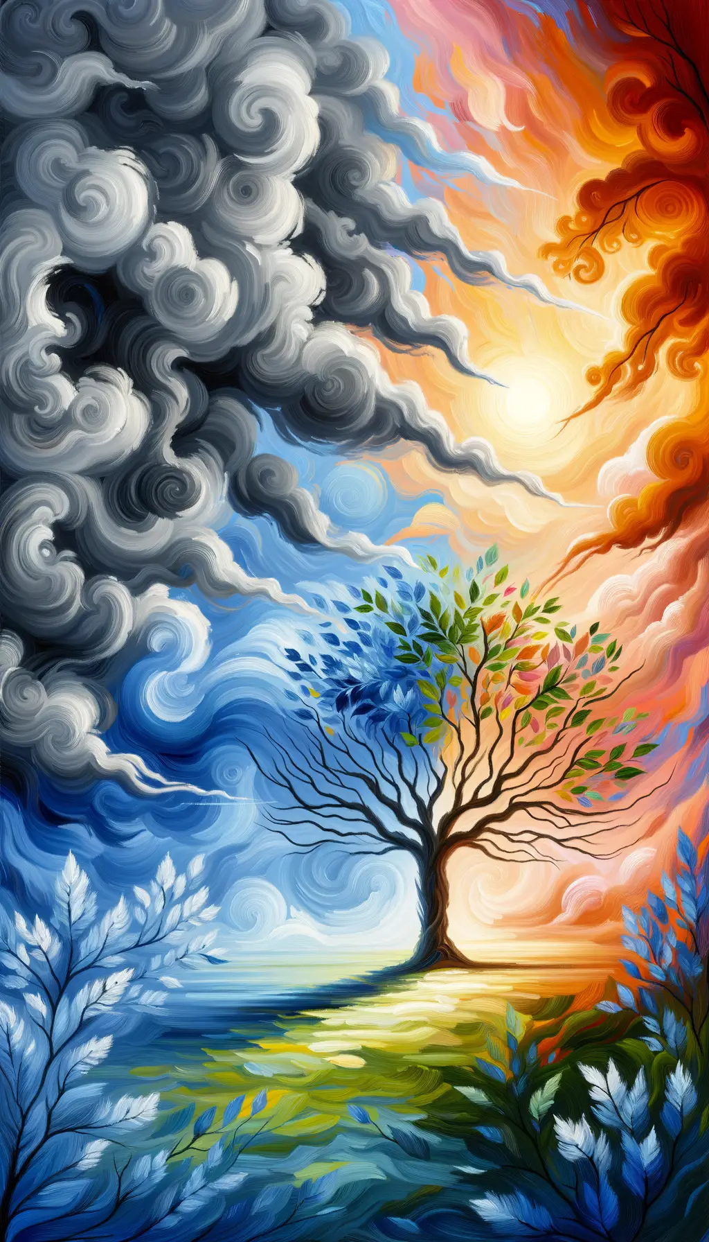 Ethereal Whispers of Resilience: Tapestry of Emotion