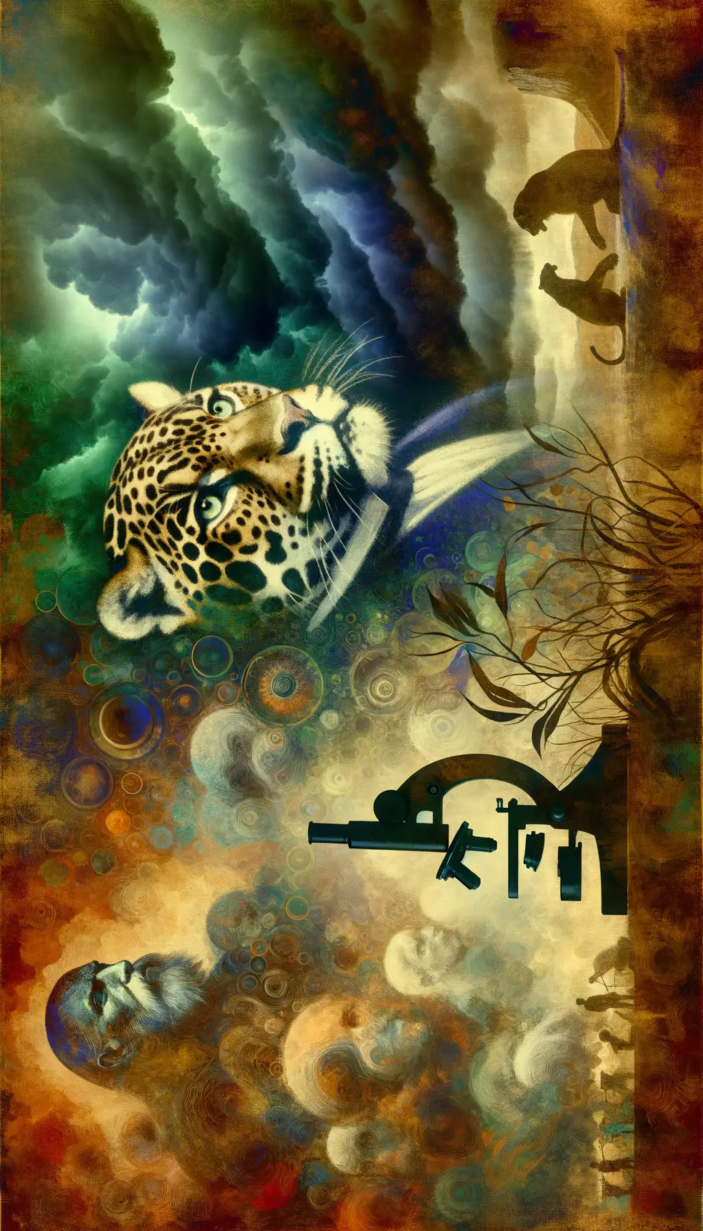 The Shadowed Jaguar: Ancestral Search within Storm's Eye
