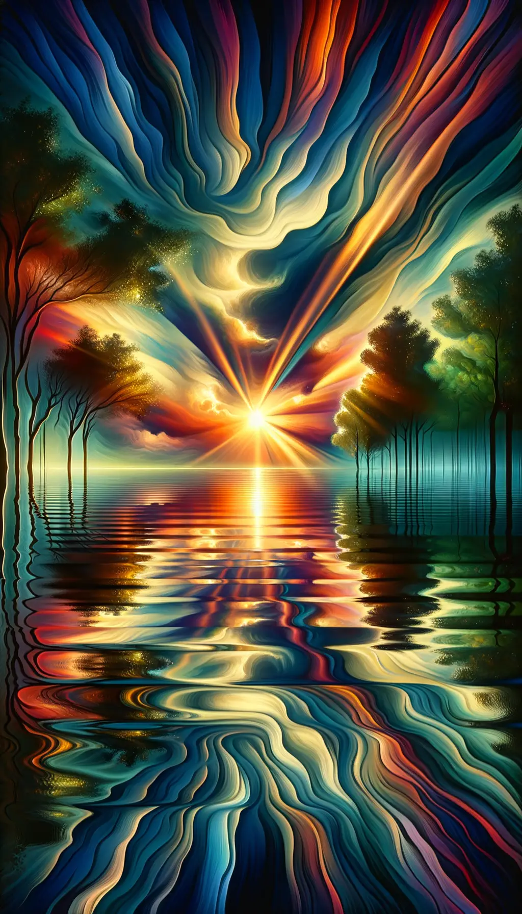 Whispers of Verdant Solace: A Surrender to Dusk's Embrace