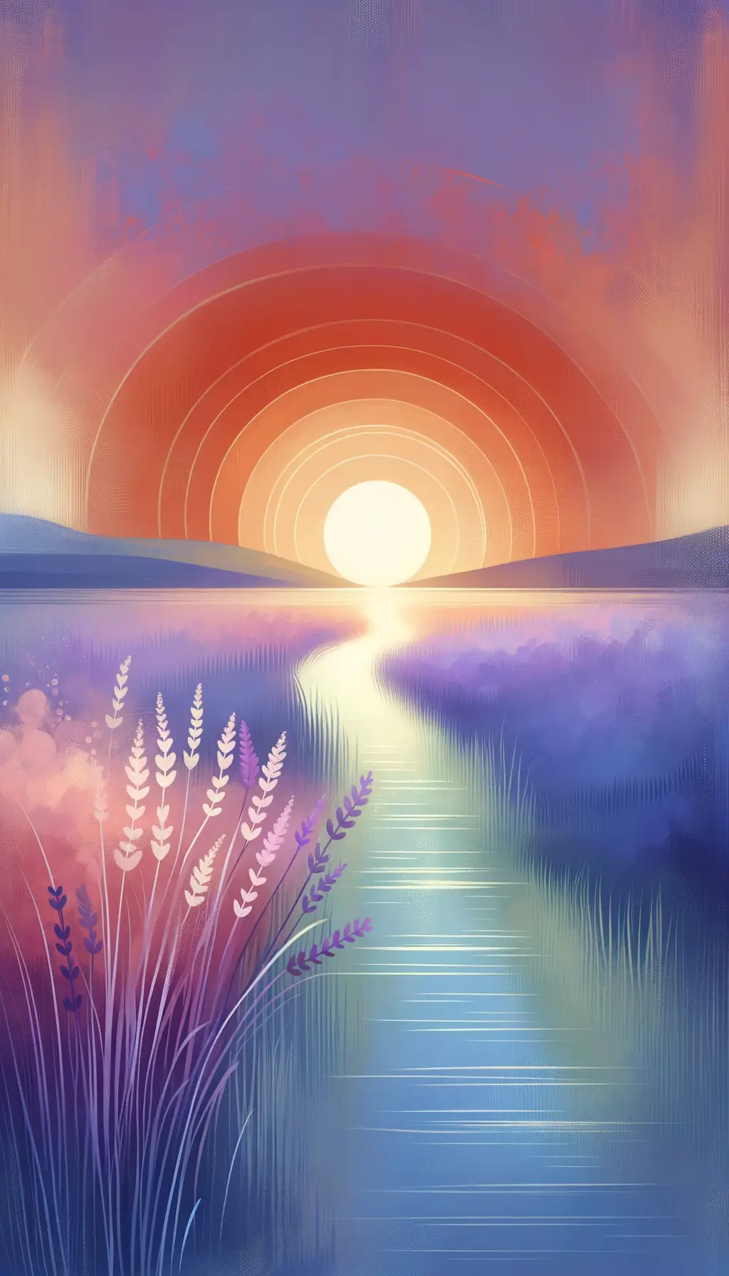 Soul's Lavender Symphony: Meadow of Healing Serenity
