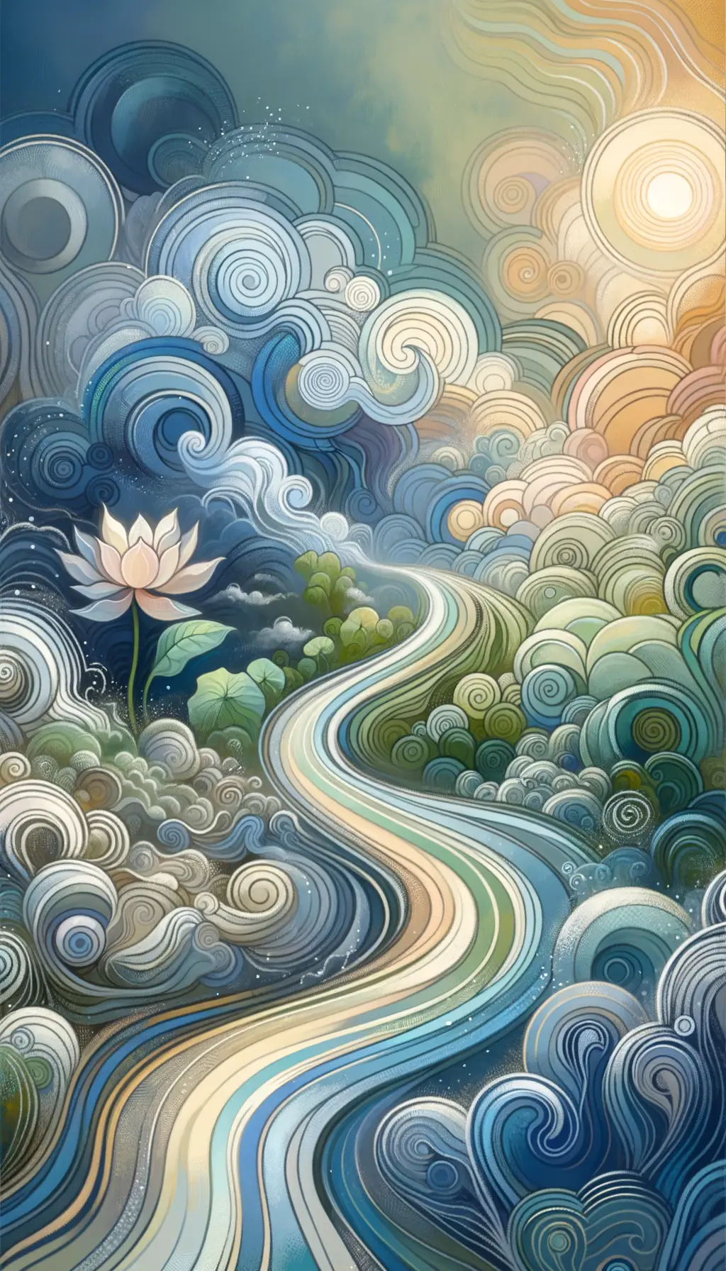 Embrace of Serenity: A Lotus Journey Through Dysthymia