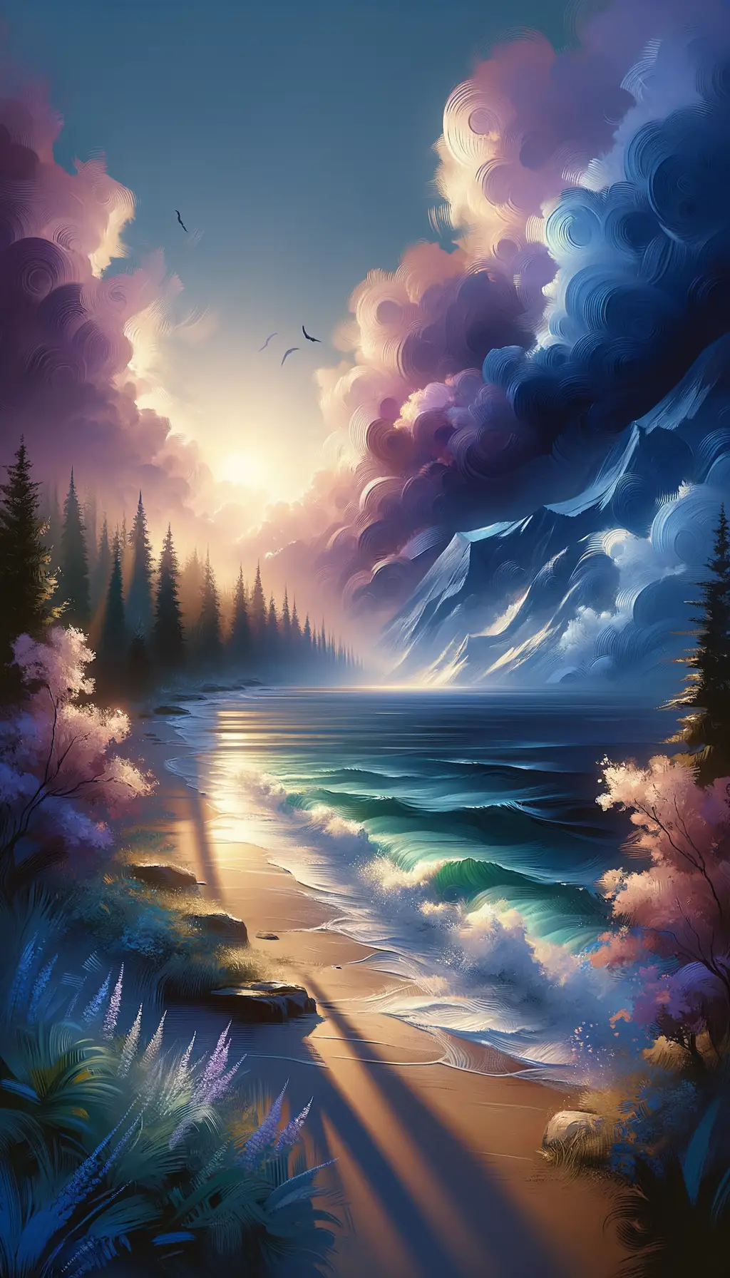 Whispers of Renewal: Tranquil Symphony in Stormy Hearts