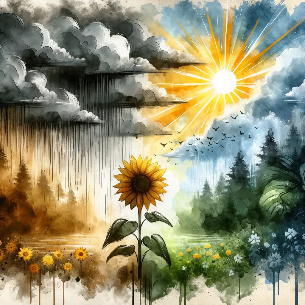 The Resilient Bloom: Emergence of Light in Therapy