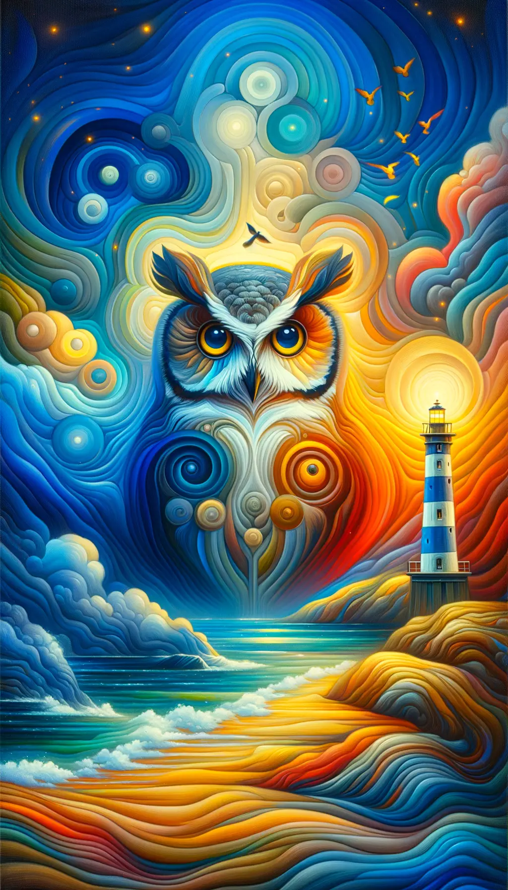 Whispers of Solace: Illuminated Serenity in Turbulent Minds