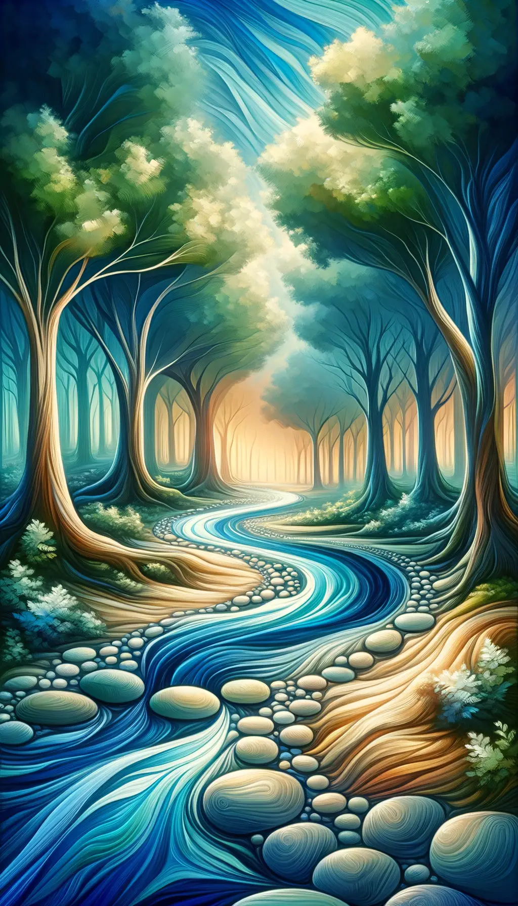 Whispers of the Verdant Mind: A Journey through the Azure Veil